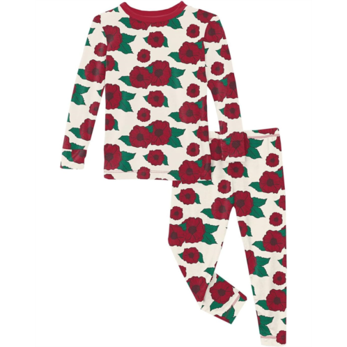 Kickee Pants Kids Print Long Sleeve Pajama Set (Toddler/Little Kids/Big Kids)