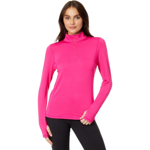 Hot Chillys Micro-Elite Chamois Solid Zip-T