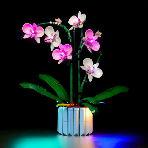 BrickBling Light for Lego 10311 Orchid, LED Lighting Kit Compatible with Orchid 10311 (Lights Only, No Models) (Classic Version)