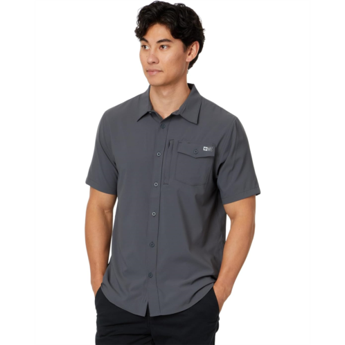 Mens Salty Crew Offshore Short Sleeve Tech Woven