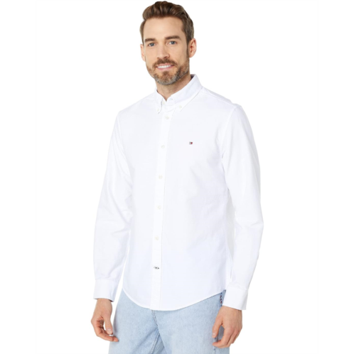 Mens Tommy Hilfiger New England Solid Oxford Button-Down Shirt in Custom Fit