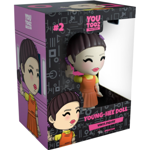 Youtooz Squid Game Young-HEE Doll 4.5 Inch Vinyl Figure, Young-HEE, Doll from Squid Game by Youtooz Squid Game Collection