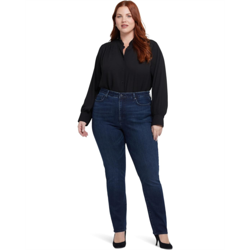 Womens NYDJ Plus Size High Rise Sheri Slim in Basin