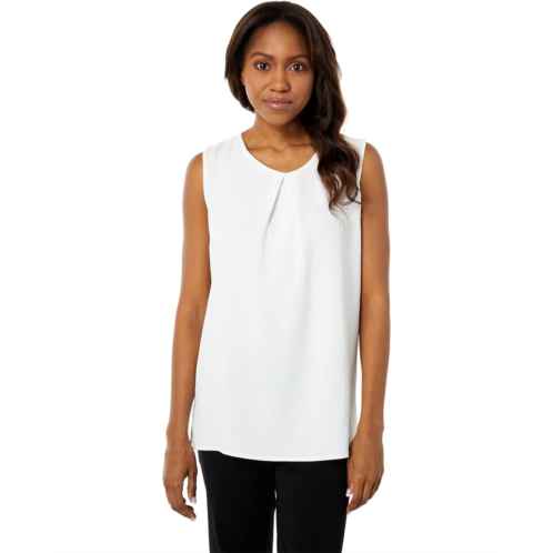 Vince Camuto Sleeveless Washer Twill Shell