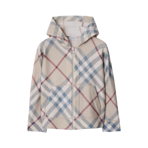 Burberry Kids Ashmore Check Hoody (Little Kid/Big Kid)