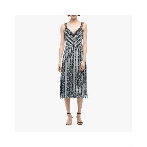 Jason Wu Ikate Floral Stripe Dress