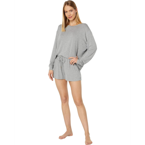 Womens Honeydew Intimates Good Times Long Sleeve Shortie Set