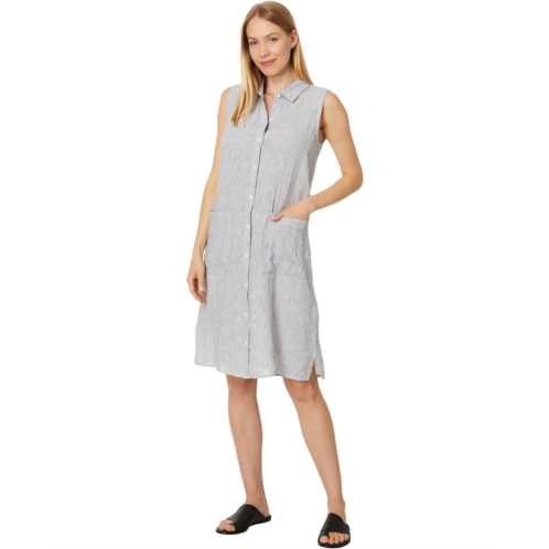 Womens Eileen Fisher Classic Collar Dress