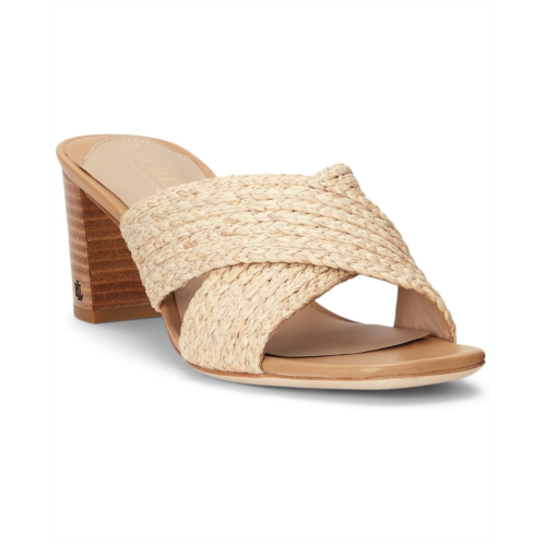 POLO RALPH LAUREN Womens Lauren Ralph Lauren Freddi Raffia Sandal