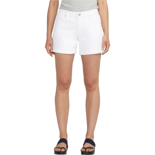 Womens Jag Jeans Alex Boyfriend Shorts in White