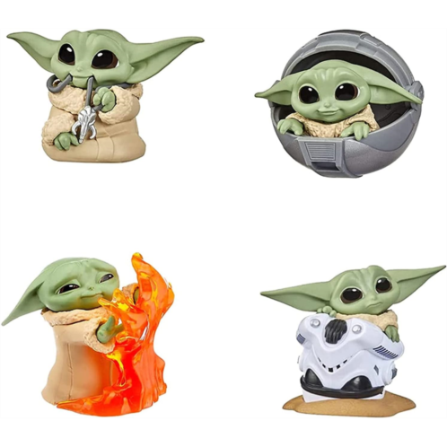 RONIAVL 4-Pack Yoda Gifts,2.2-Inch Yoda Doll,Child Yoda Toy, Suitable for Movie Fans of All Ages