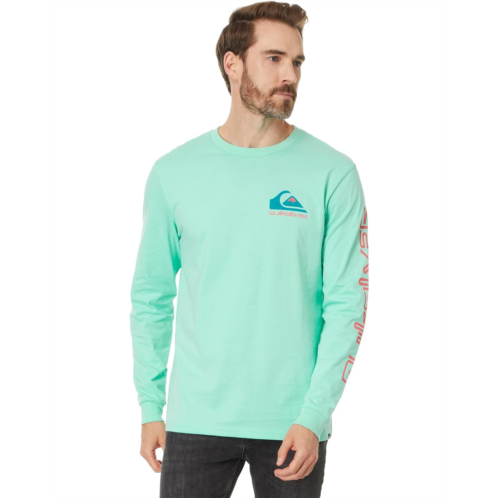 Quiksilver Comp Logo Long Sleeve Screen Tee