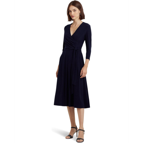 POLO RALPH LAUREN Womens Lauren Ralph Lauren Jersey-Matte Midi Dress