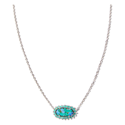 Kendra Scott Elisa Color Burst Frame Short Pendant Necklace