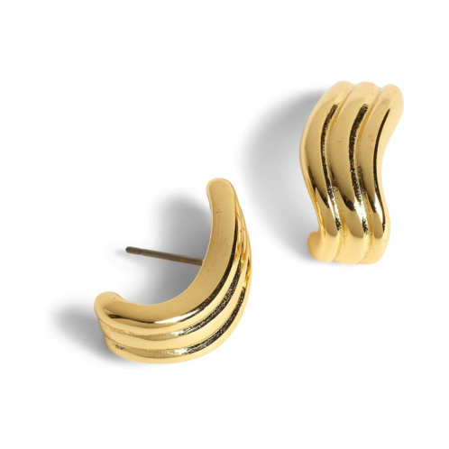 Madewell Ribbed Wavy Statement Earring