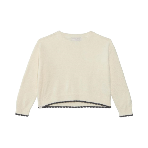 Barefoot Dreams Kids Cozychic Ultra Lite Youth Scalloped Pullover(Little Kid/Big Kid)