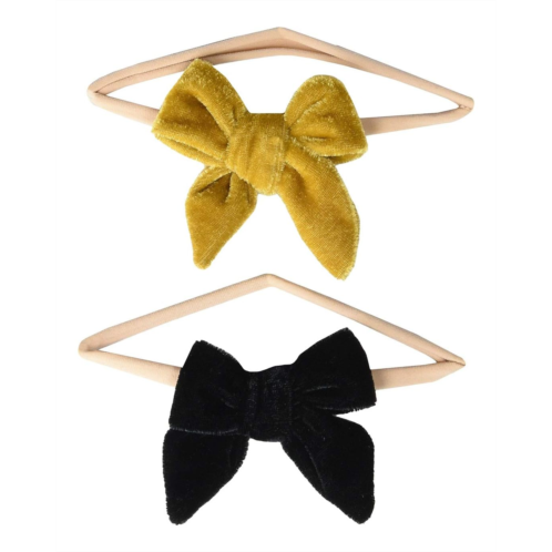 Baby Bling 2-Pack Velvet Bow Skinny (Infant/Toddler)