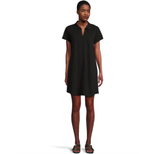 Womens Mod-o-doc Short Sleeve Johnny Collar Dress