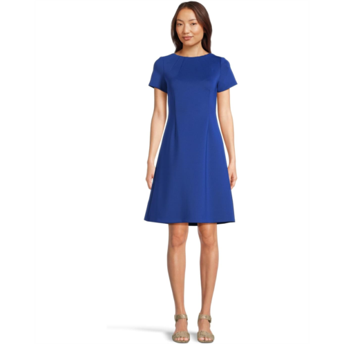 Calvin Klein Scuba Short Sleeve Solid Aline