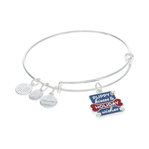 Alex and Ani Puppy Kisses and Holiday Wishes Bracelet