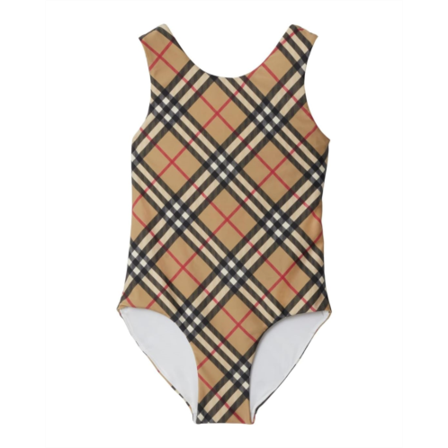 Burberry Kids Tirza Check Swimsuit (Toddler/Little Kid/Big Kid)