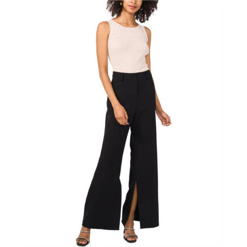 Womens Vince Camuto Trouser With Inseam Slit And Clean Finish Front Waist