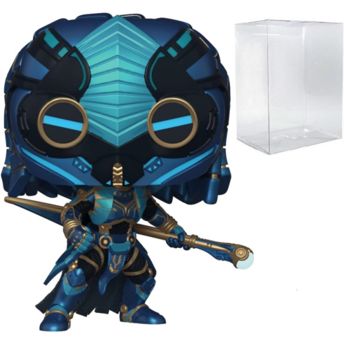 POP Marvel: Black Panther: Wakanda Forever - Okoye (Midnight Angel) Funko Vinyl Figure (Bundled with Compatible Box Protector Case), Multicolored, 3.75 inches