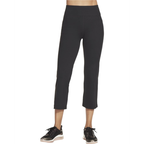 Womens SKECHERS GO WALK High Waisted Crop Pants