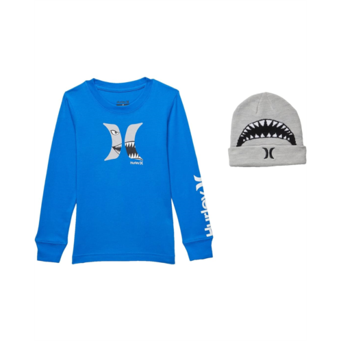 Hurley Kids Shark Bait Tee & Hat Set (Toddler)