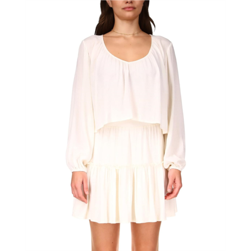 Sanctuary Relaxed High-Low Textured Blouse
