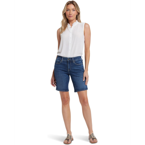 Womens NYDJ Ella Shorts with Side Slits
