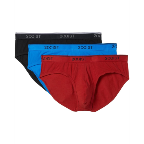 Mens 2(X)IST 3-Pack Cotton Stretch No Show Brief