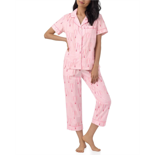 Womens Bedhead PJs Organic Cotton Classic Cropped PJ Set