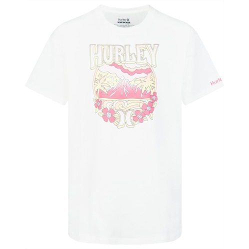 Hurley Kids Oversized Boxy Graphic T-Shirt (Little Kids)