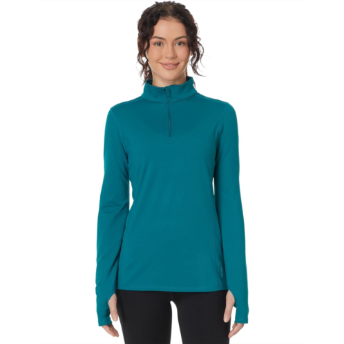 Womens Hot Chillys Micro-Elite Chamois Zip-T