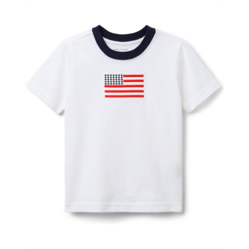 Janie and Jack Boys Flag Graphic Tee (Toddler/Little Kid/Big Kid)