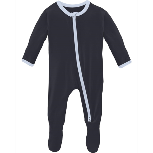 Kickee Pants Kids Footie with 2 Way Zipper (Infant)