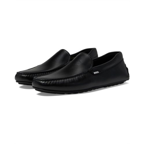 Mens BOSS Noel Smooth Leather Moccasins