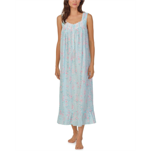 Womens Eileen West Cotton Woven Sleeveless Ballet Gown