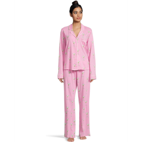 P.J. Salvage Womens PJ Salvage Playful Prints Pajama Set