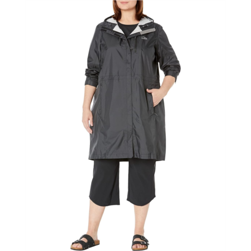 L.L.Bean Womens LLBean Plus Size Trail Model Raincoat