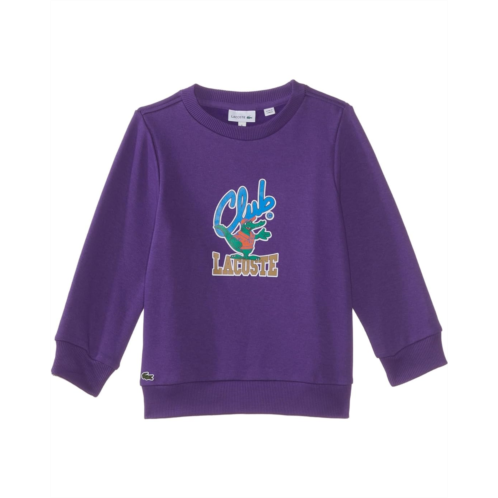 Lacoste Kids Club Crew Neck Fleece Sweatshirt (Toddler/Little Kids/Big Kids)
