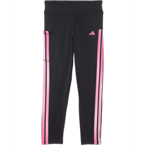 Adidas Kids 3-stripe Cellphone Pocket 7/8 Legging (Big Kid)