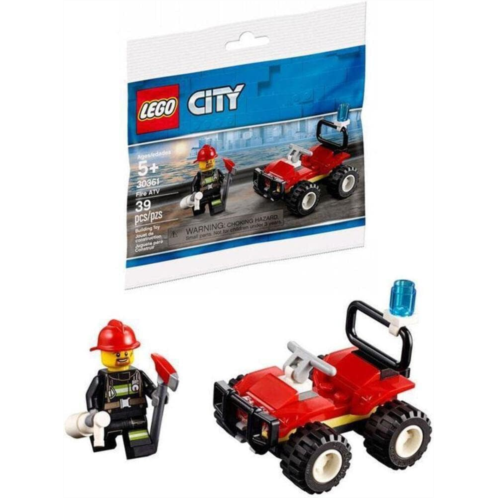 LEGO 30361 Fire Brigade Buggy Building Blocks, Multi-Colour