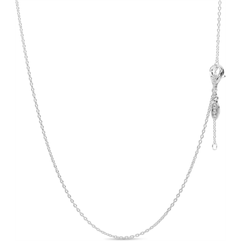 Pandora Classic Chain Necklace - Great Mothers Day Gift - Stunning Womens Jewelry - Sterling Silver Adjustable Classic Necklace - 17.7 - With Gift Box