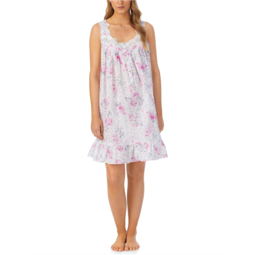 Womens Eileen West Cotton Lawn Sleeveless Chemise