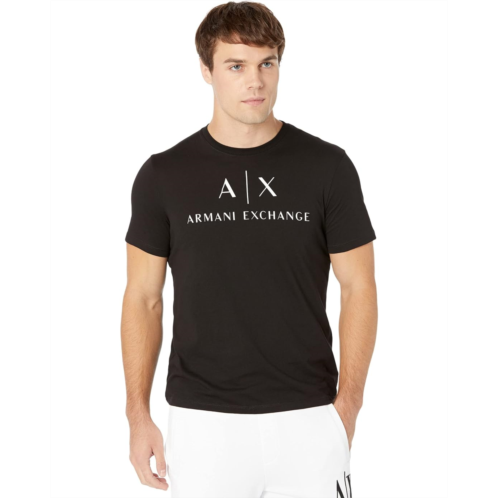Mens Armani Exchange Icon Logo Printed Tee