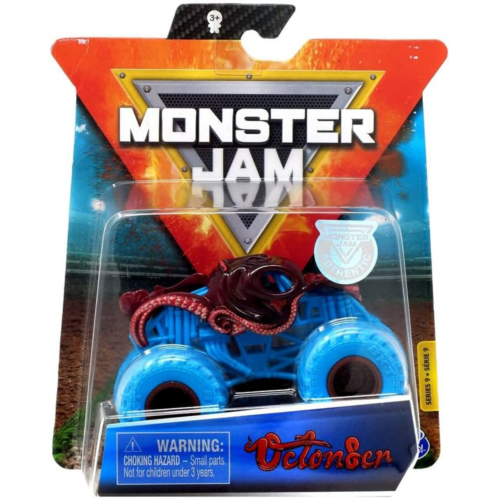 Monster Jam 2020 Spin Master 1:64 Diecast Monster Truck with Wristband: Nitro Neon Octon8er