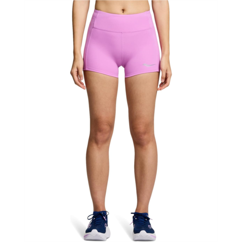 Womens Saucony Fortify 3 Shorts