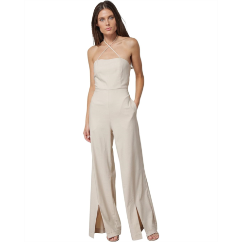 Line and dot Celine Jumpsuit with Slit